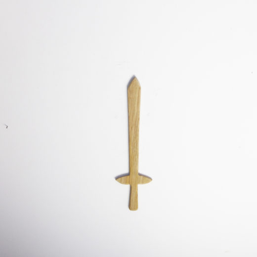 Épée En Bois Pour Enfant 54 Cm - Jouet Jeu De Rôle Chevalier Pirate - Neuf MegaCrea DIY