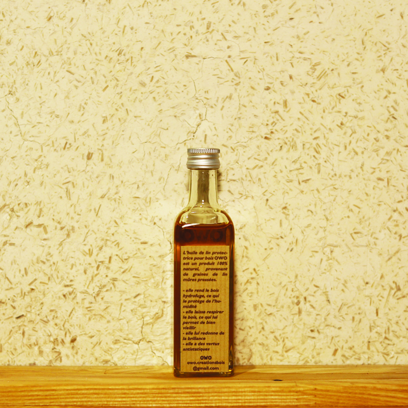 Huile de lin OWO arrière