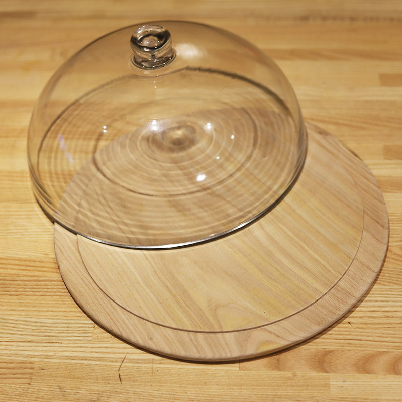 Cloche à fromage châtaignier