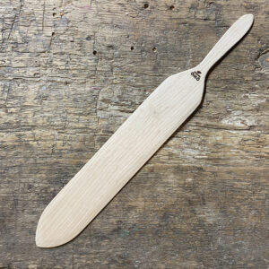 Spatule à crêpes bois naturel massif local